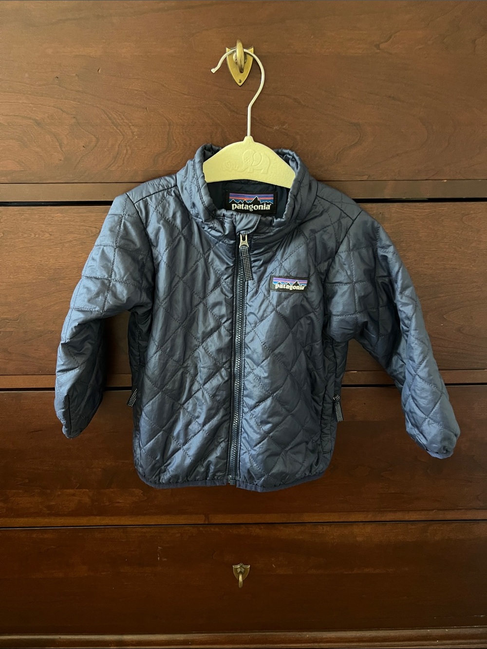 Patagonia Kids Navy Quilted Puffer Jacket